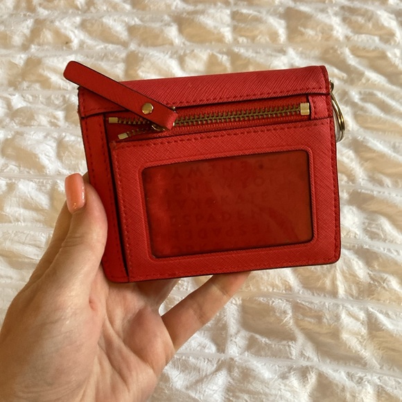 KATE SPADE Coral Mini Wallet with Keychain - Picture 6 of 6